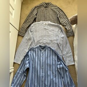Lot of 3 Men’s Long Sleeve Shirts (Size Large & XL)